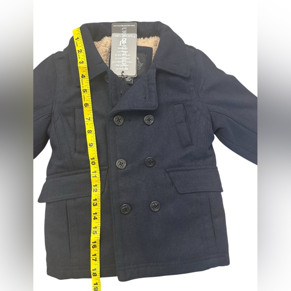 Urban Republic Navy Kids Winter Double Breasted Peacoat Todder Boys 3t NWT - Picture 7 of 11